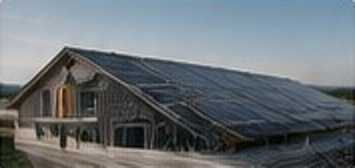 Große Photovoltaikanlage